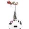 LED Lighted and Musical Flying Santa Animated Christmas Village Display - 13.5"